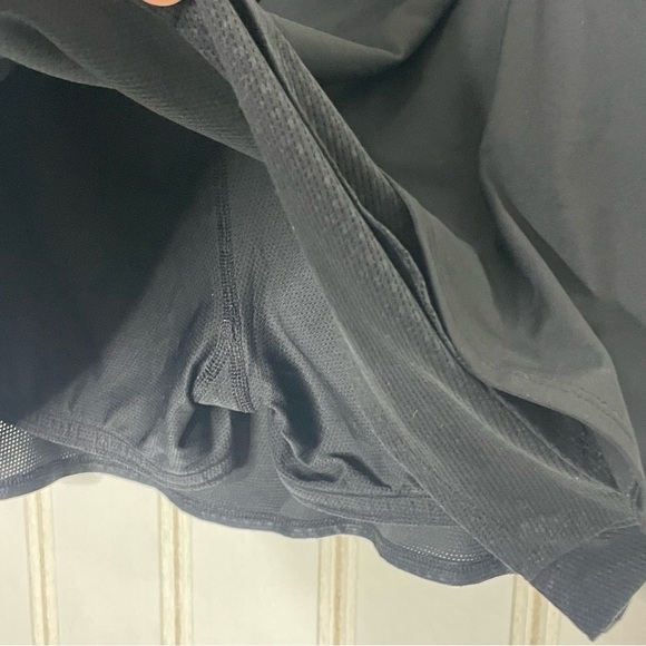 Athleta Split Time Skort Skirt Black Sz Large 76 - Picture 7 of 7